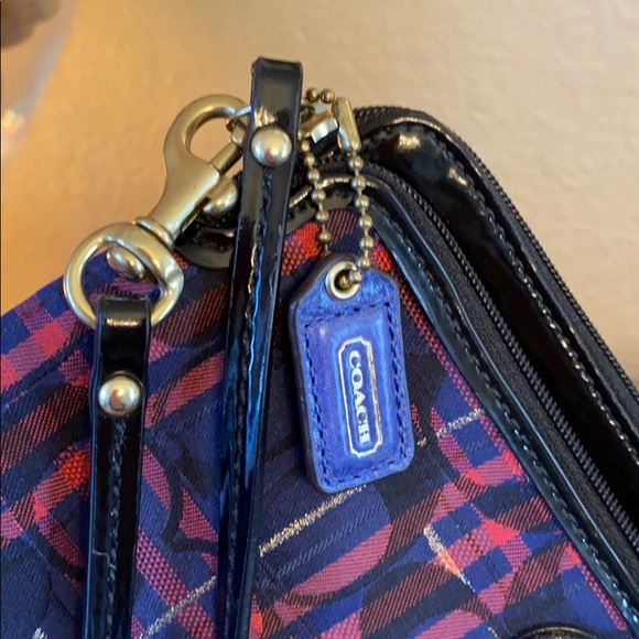 Coach Tartan double pocket wristlet wallet - Picture 5 of 5